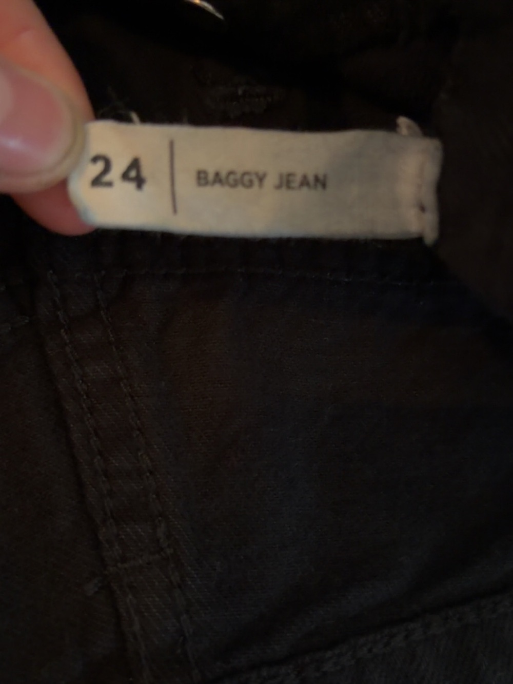 PacSun Black Baggy Jean — Relaxed Fit